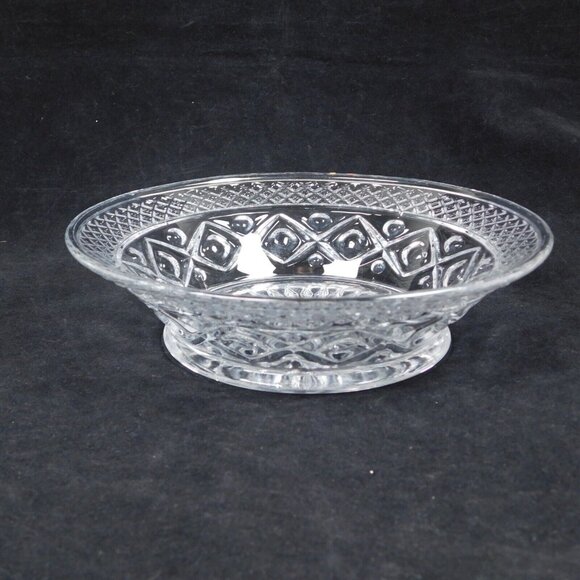 2 Imperial Glass Cape Cod Clear Flared Bowl 6.75" Pressed Cereal Soup Serving - Picture 9 of 12